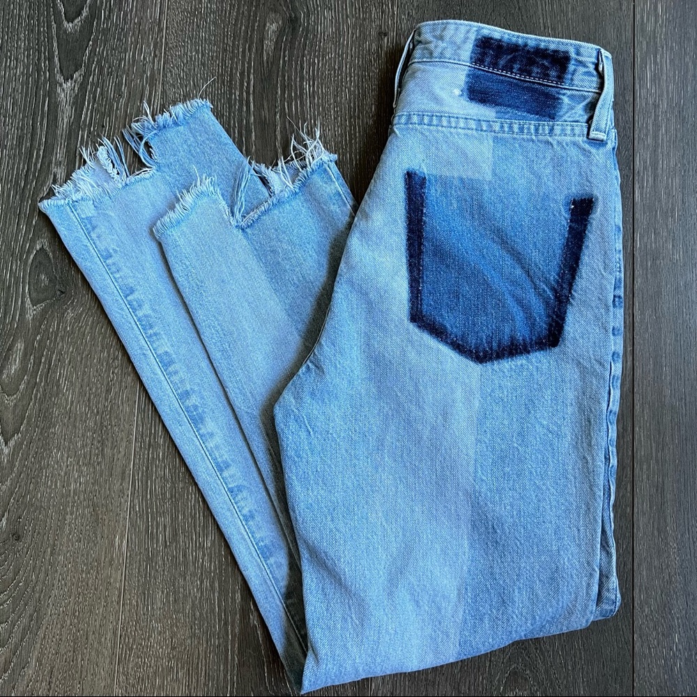 Ag Adriano Goldschmied Lt. Blue Size 24R Straight Leg